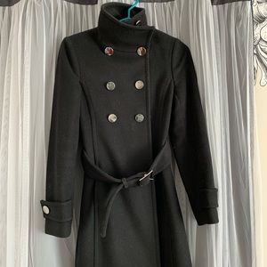 Aritzia Bromley Military Coat: XS, Black